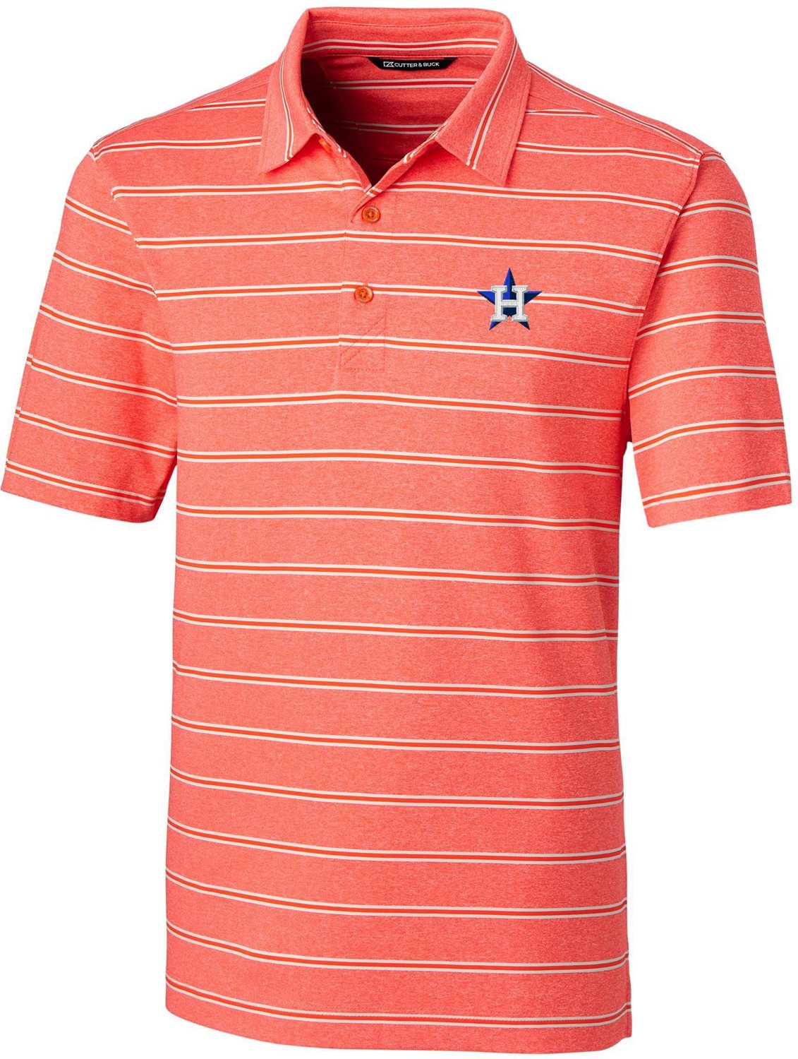 Houston Astros Cutter & Buck Forge Stretch Mens Polo