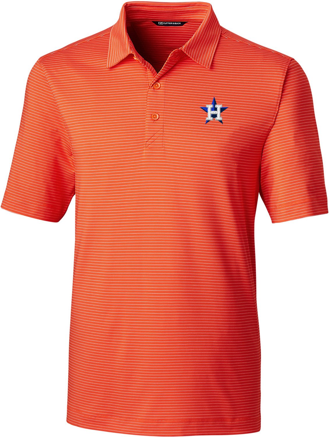 Houston Astros Antigua Motion Polo - Gray/Orange