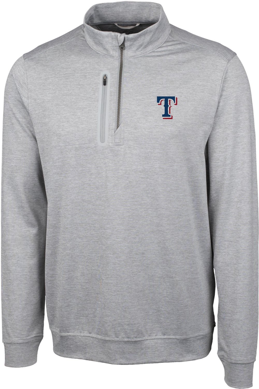 Cutter & Buck Men's Texas Rangers Stealth Half-Zip Pullover