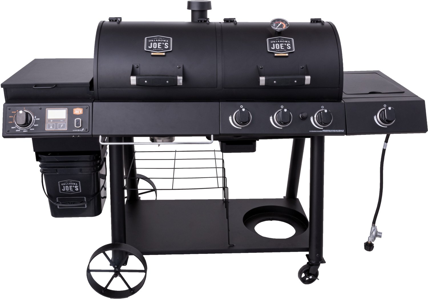 Oklahoma Joe's Pellet Gas Grill Rider Combo Academy