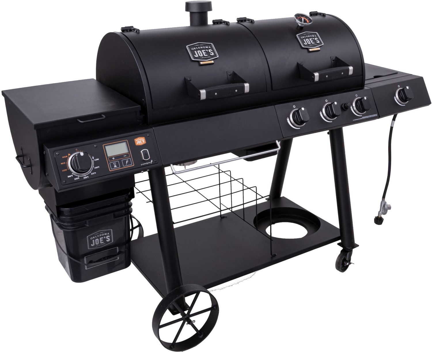 Oklahoma Joe's Pellet Gas Grill Rider Combo Academy