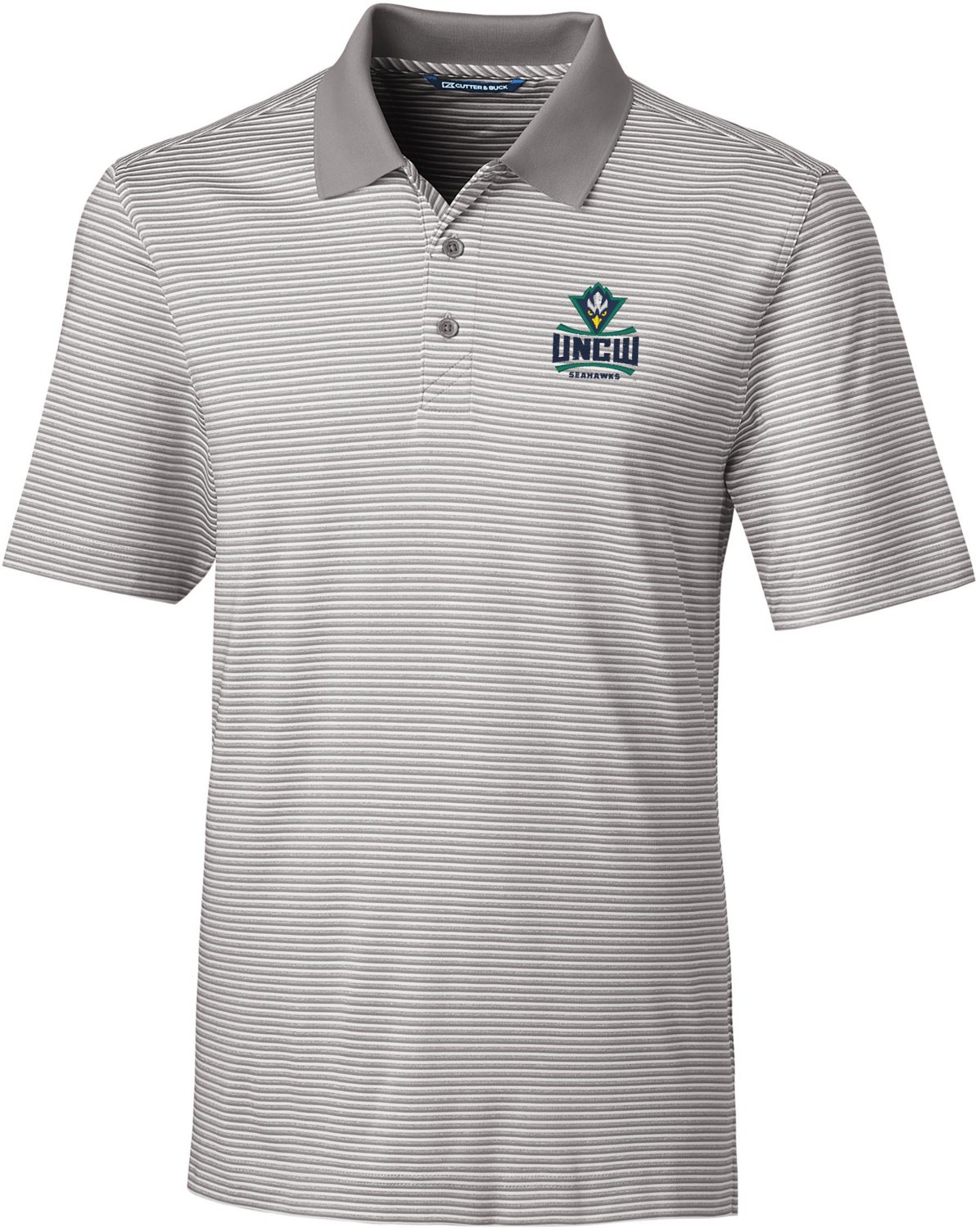 Cutter & Buck Men's University of North Carolina Wilmington Forge Tonal Stripe Polo