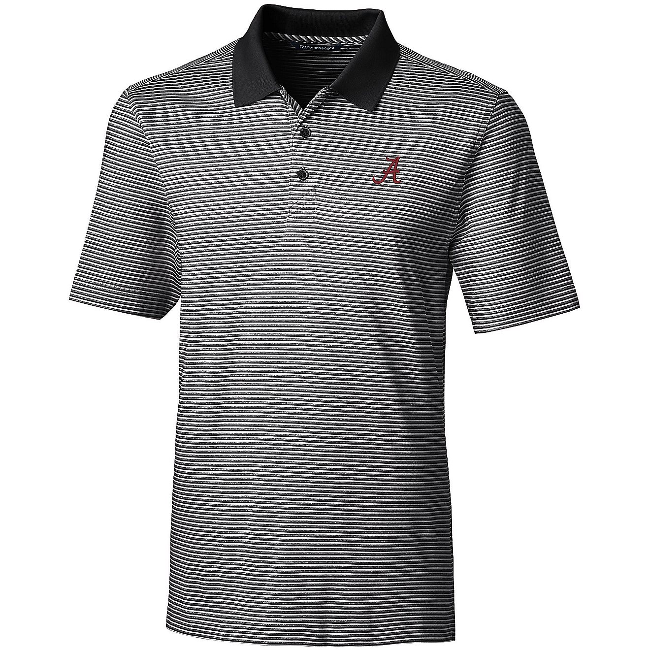 Cutter & Buck Men's University of Alabama Forge Tonal Stripe Polo                                                                - view number 1