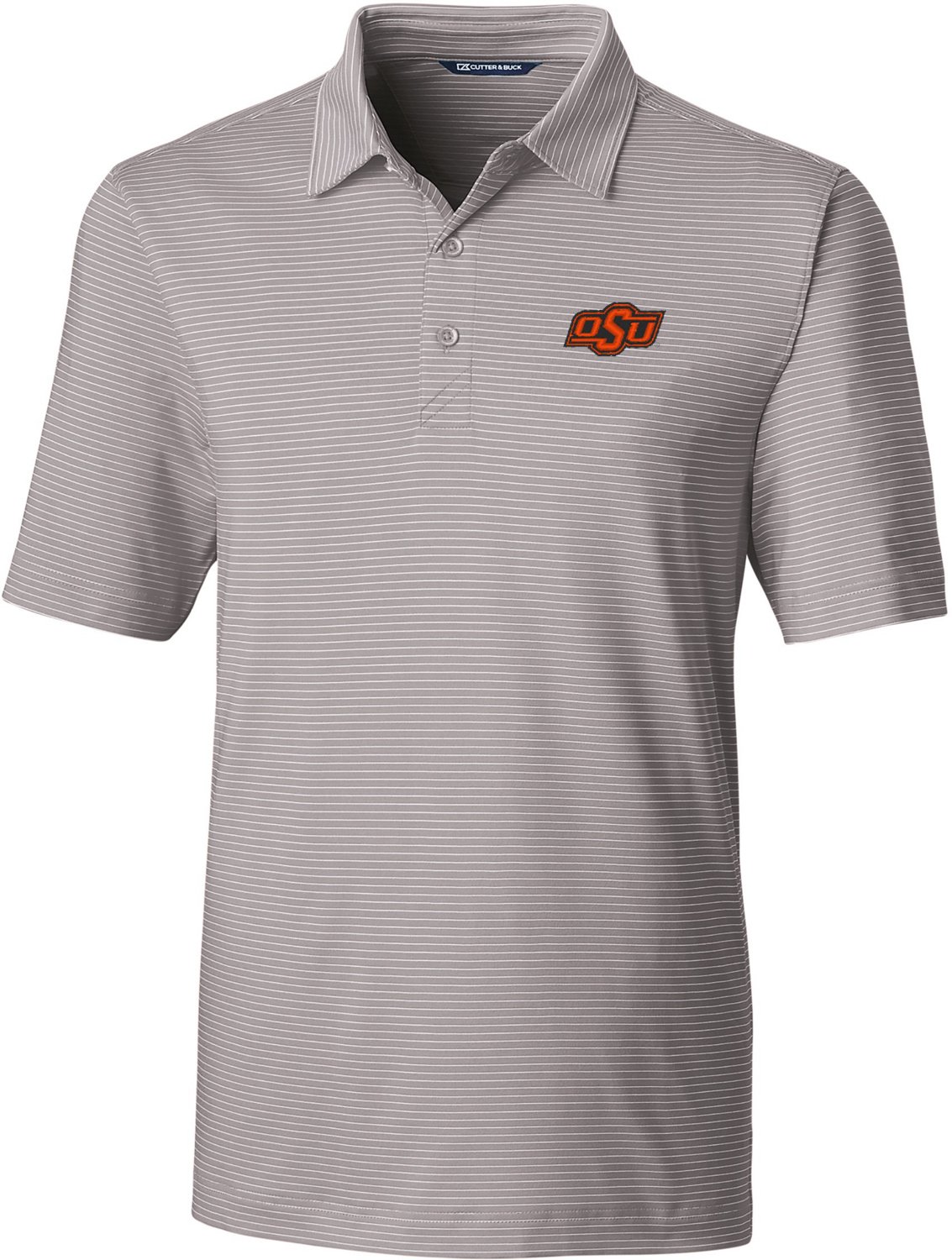 Cutter & Buck Men's Oklahoma State University Forge Pencil Stripe Polo                                                           - view number 1