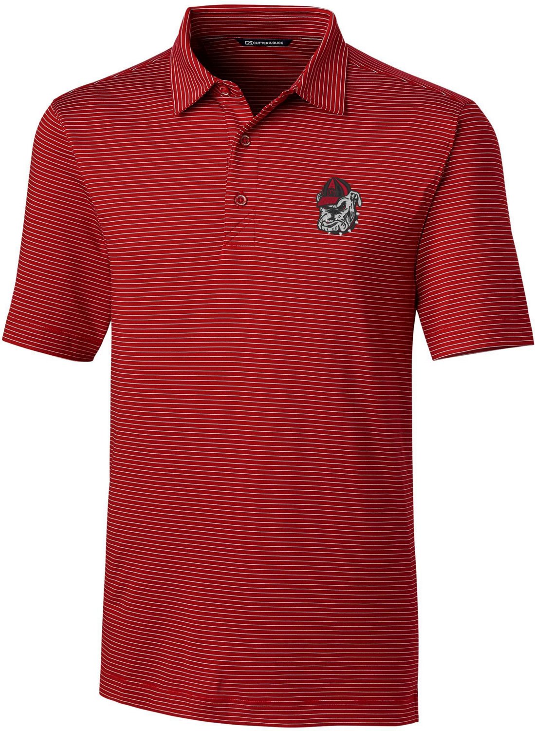 Cutter & Buck Men's University of Georgia Forge Pencil Stripe Polo