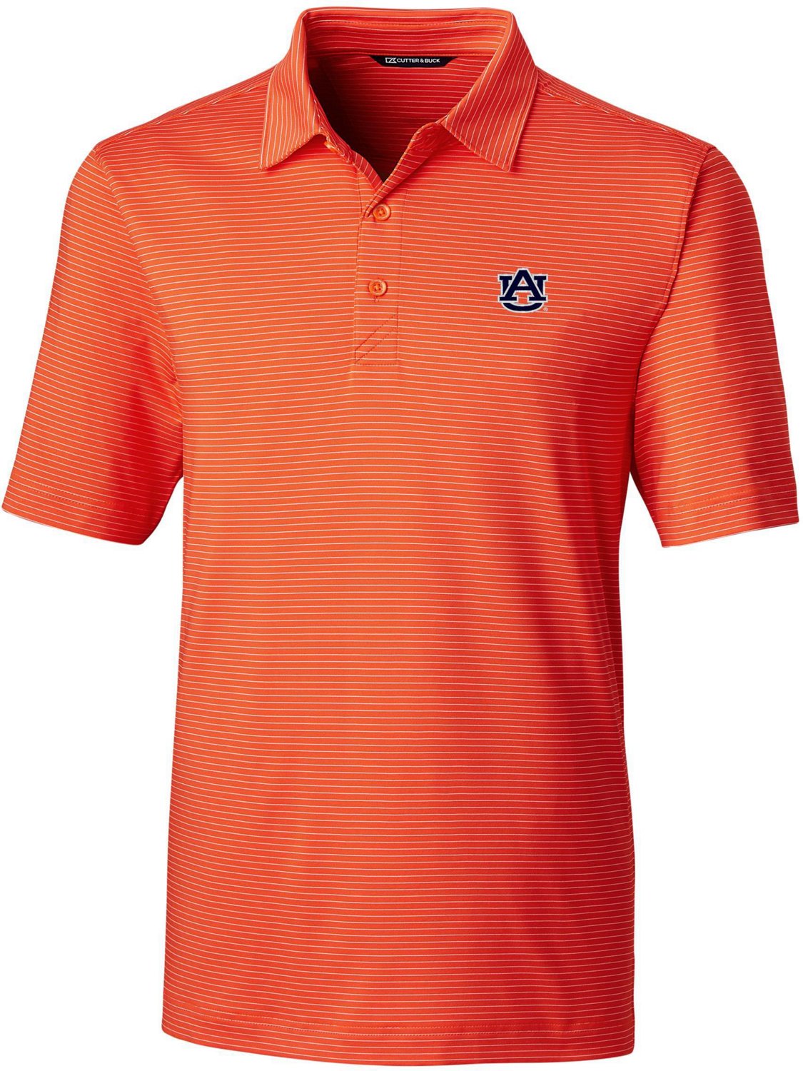 Cutter & Buck Men's Auburn University Pencil Stripe Polo Academy