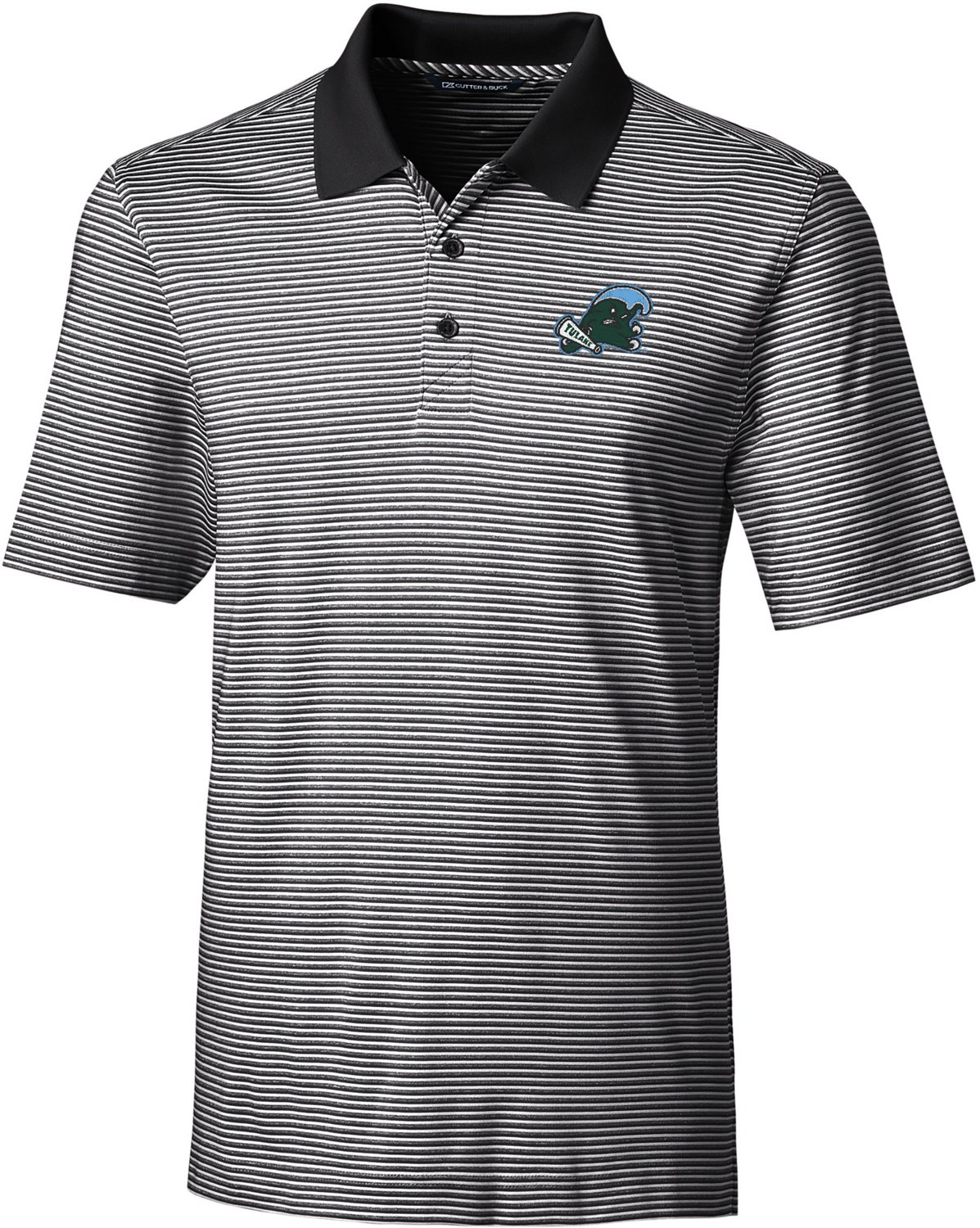 Cutter & Buck Men's Tulane University Forge Tonal Stripe Polo