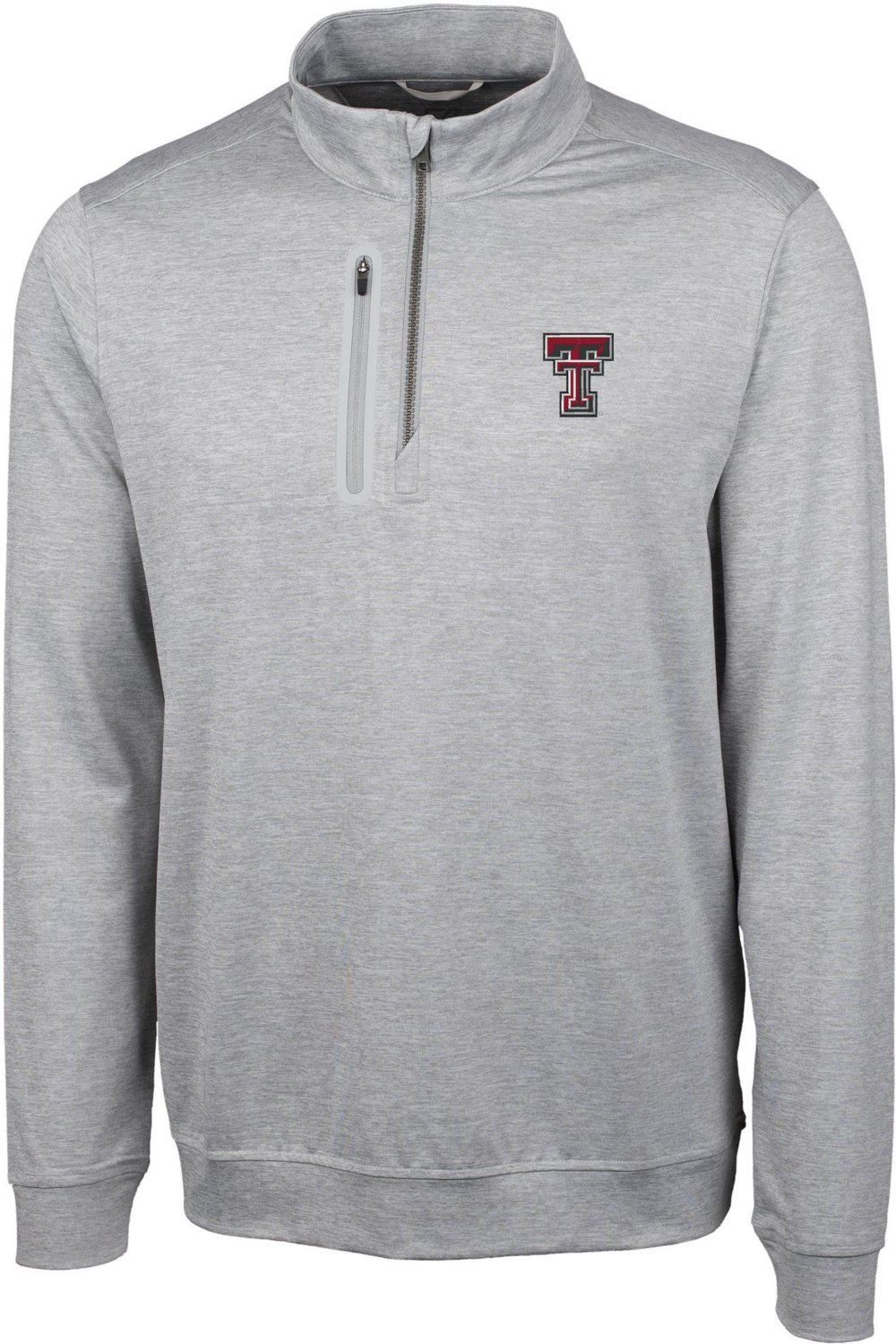 Cutter & Buck Men's Texas Tech University Stealth Half Zip