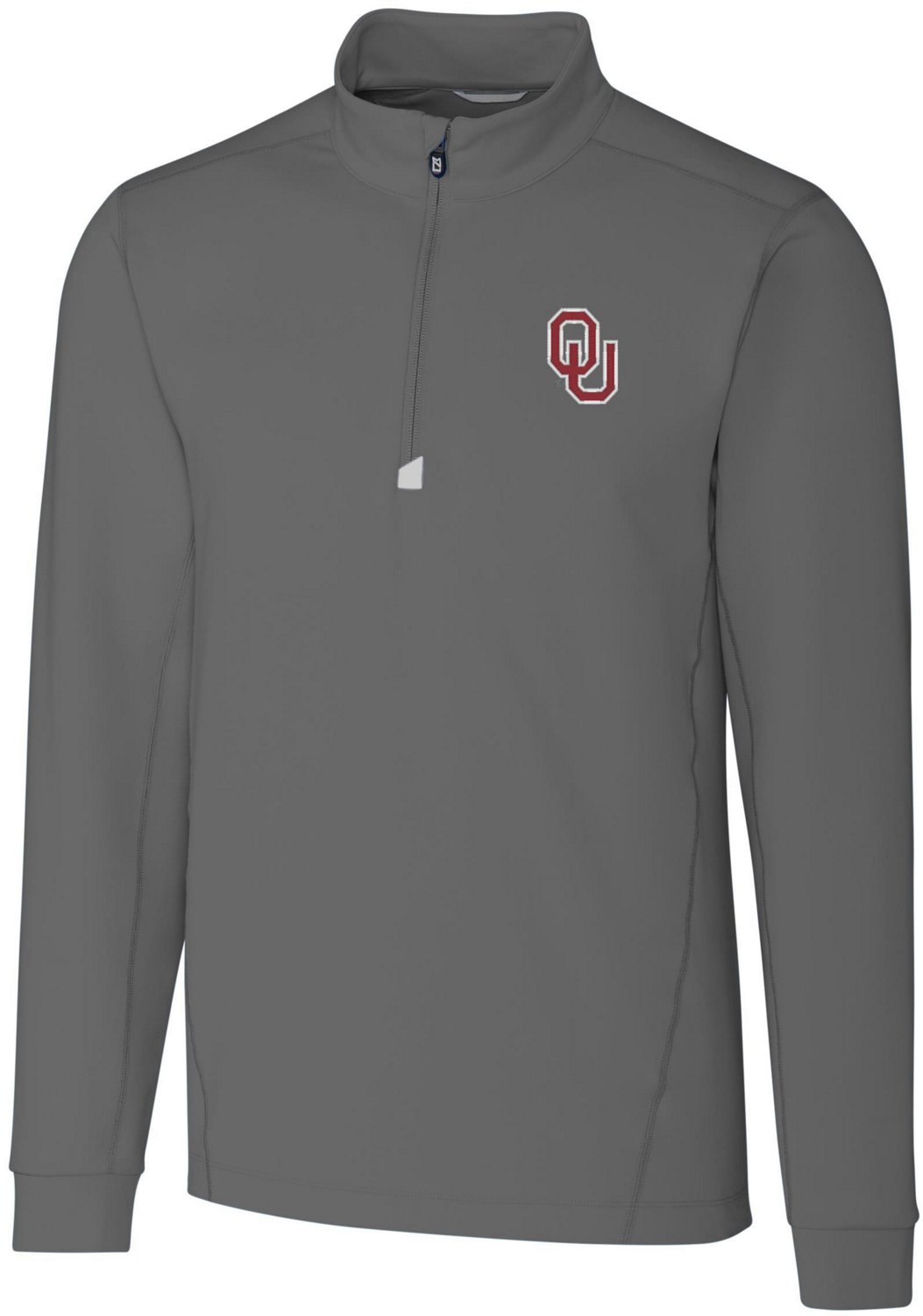Cutter & Buck Men's University of Oklahoma Traverse Half Zip Academy