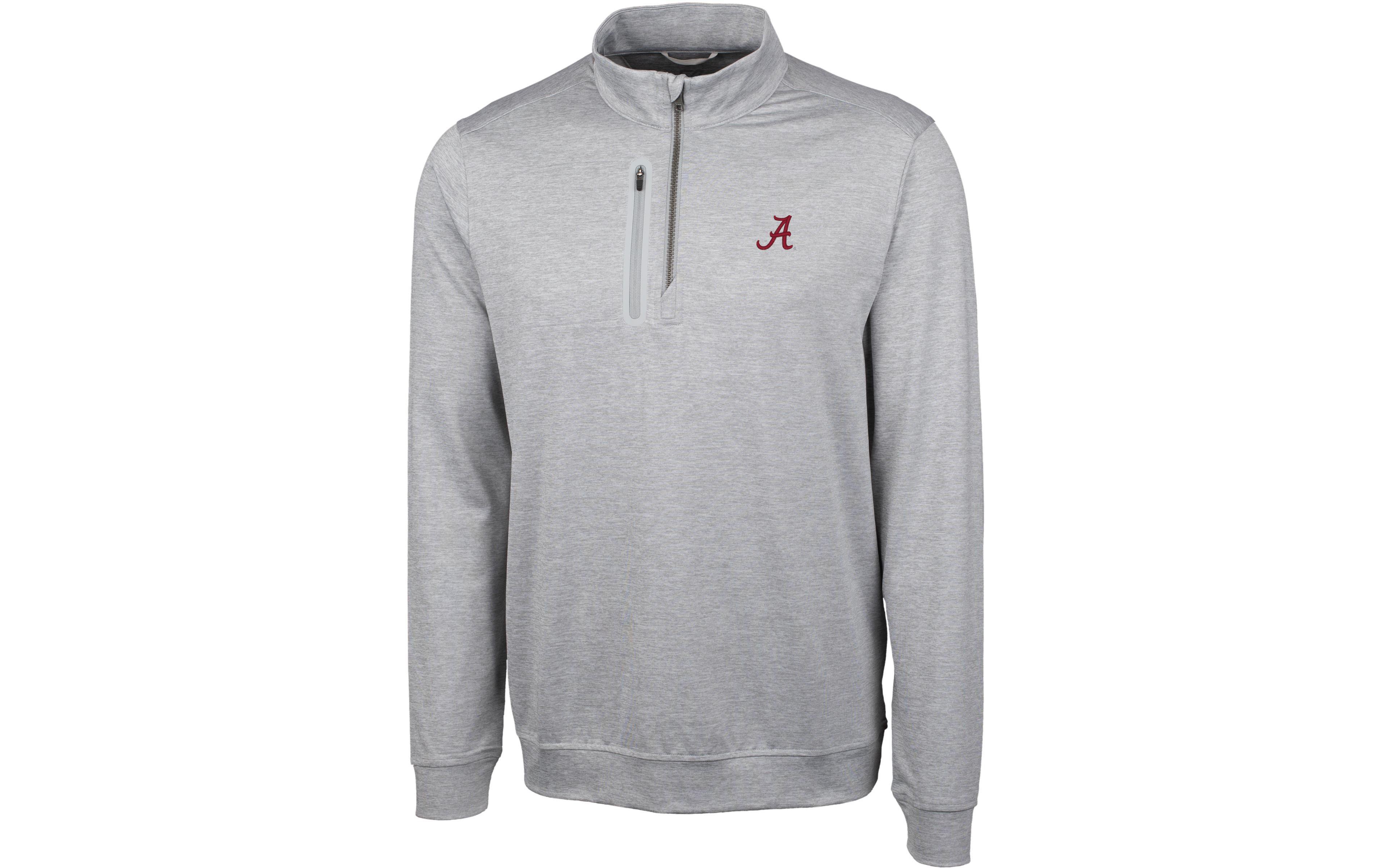 Cutter & Buck Men's University of Alabama Stealth Half Zip  -BIG-