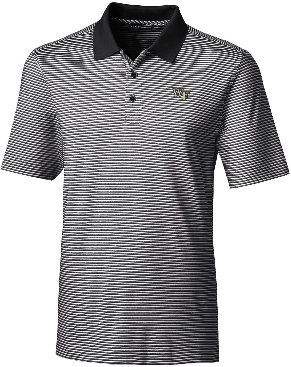 Cutter & Buck Men's Wake Forest University Forge Tonal Stripe Polo