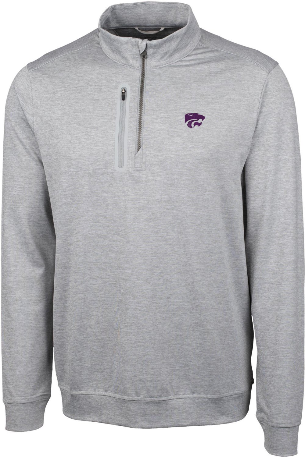 Cutter & Buck Men's Kansas State University Stealth Half Zip