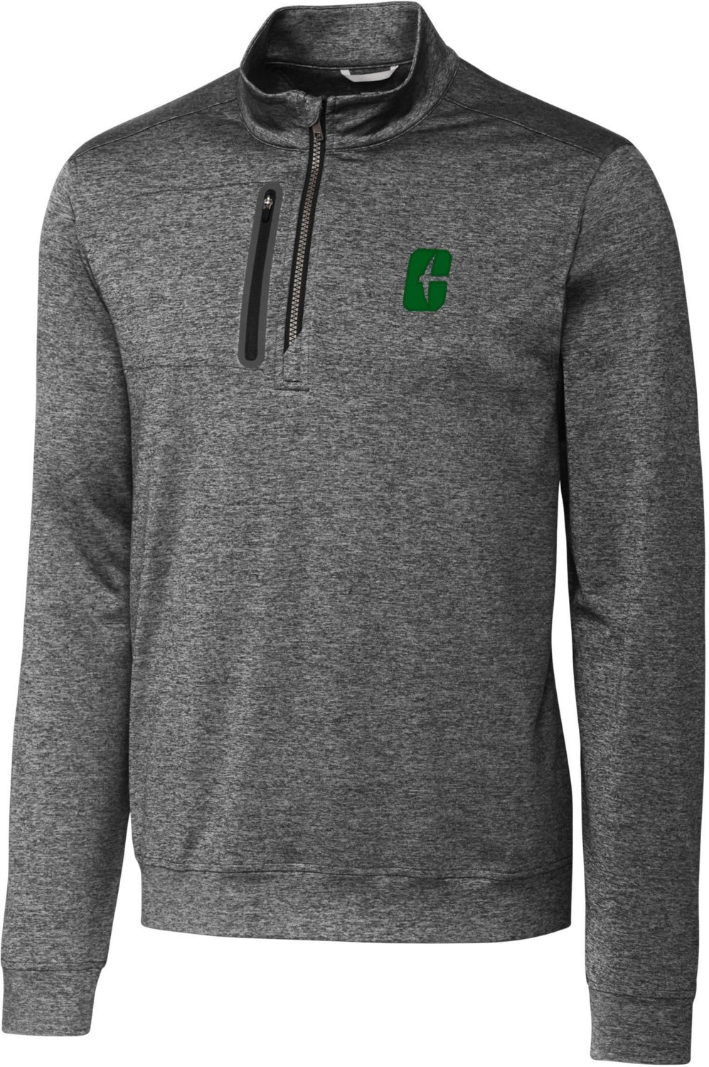 Cutter & Buck Men's University of North Carolina at Charlotte Stealth Half Zip  -BIG-