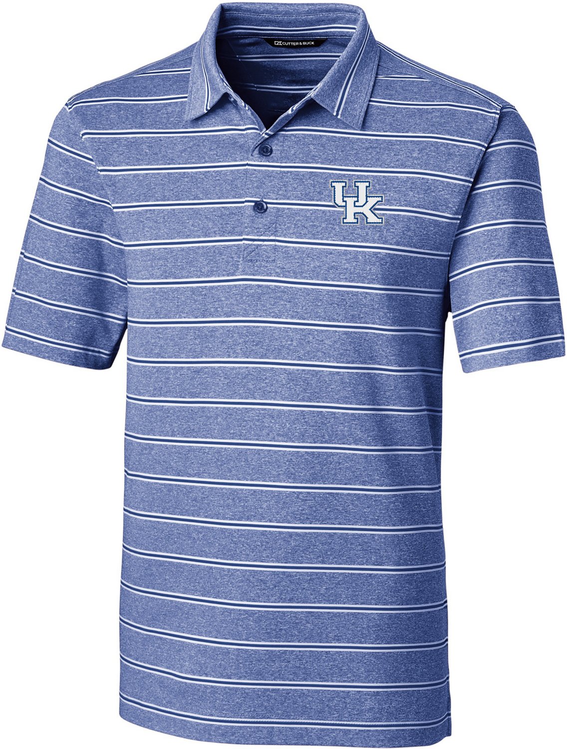 Cutter & Buck Men's University of Kentucky Forge Heather Stripe Polo