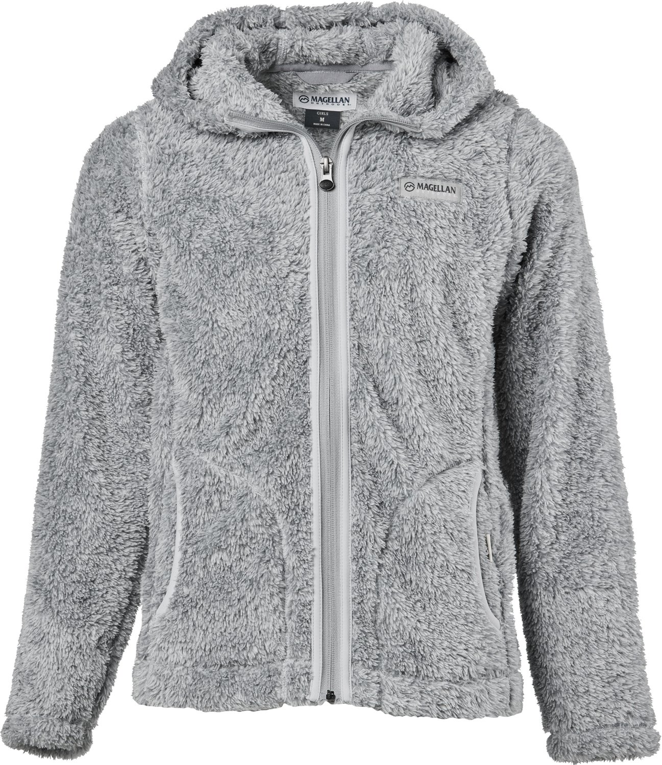 Magellan Outdoors Girls' Bunny Fleece Solid Jacket