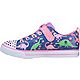 SKECHERS Girls' Twinkle Toes Sparkle Lite Dino Brights PS Sneakers                                                               - view number 3