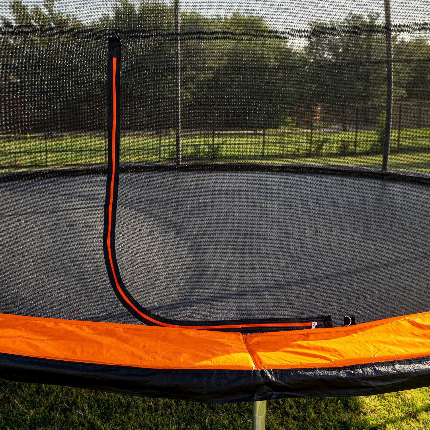 Jumpking 15 ft Round Trampoline with Basketball Hoop Academy