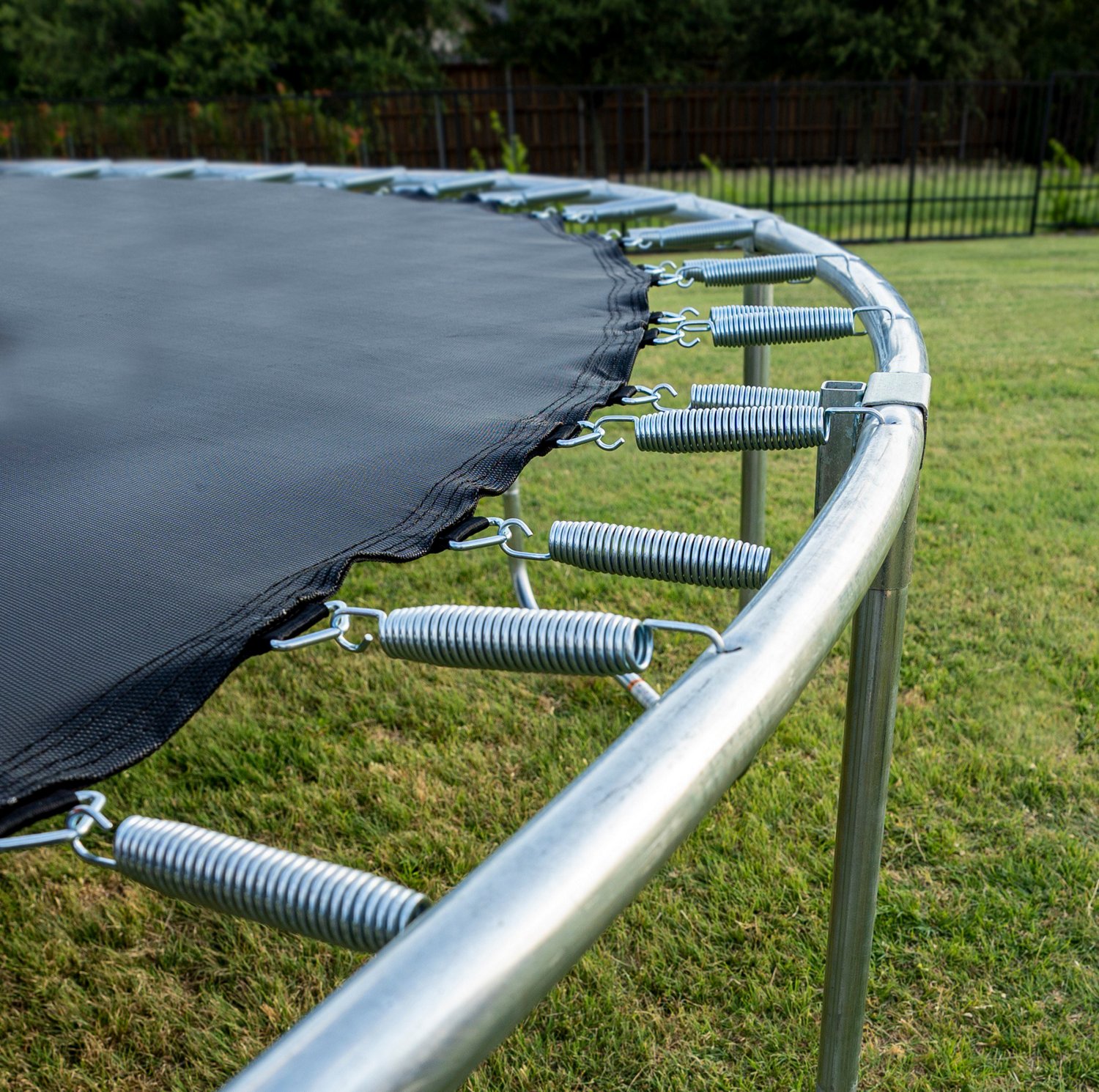 Jumpking 15 ft Round Trampoline with Basketball Hoop Academy