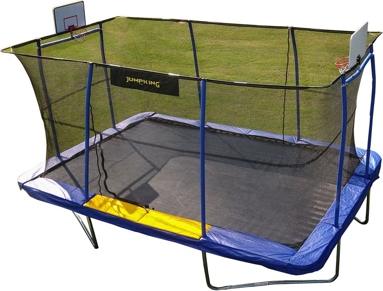 Jumpking 10 ft x 15 ft Rectangular MultiSport Trampoline Academy