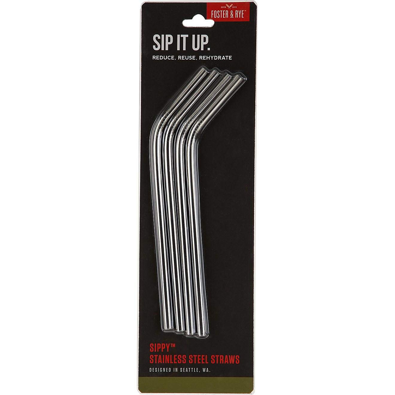 Foster & Rye Sippy Stainless-Steel Straws 4-Pack                                                                                 - view number 2