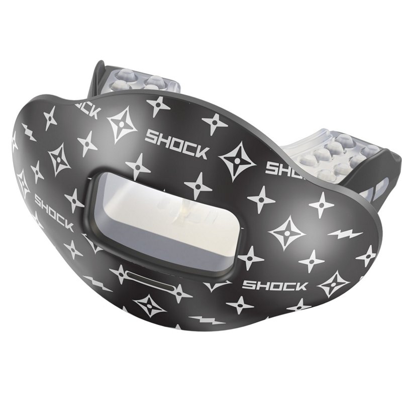 Shock Doctor Lux Repeat Max Airflow 2.0 Lip Guard, Black