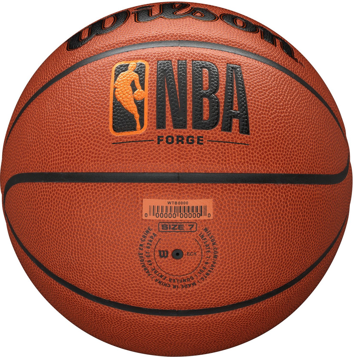 Wilson NBA Forge Series Indoor/Outdoor Basketball | Academy
