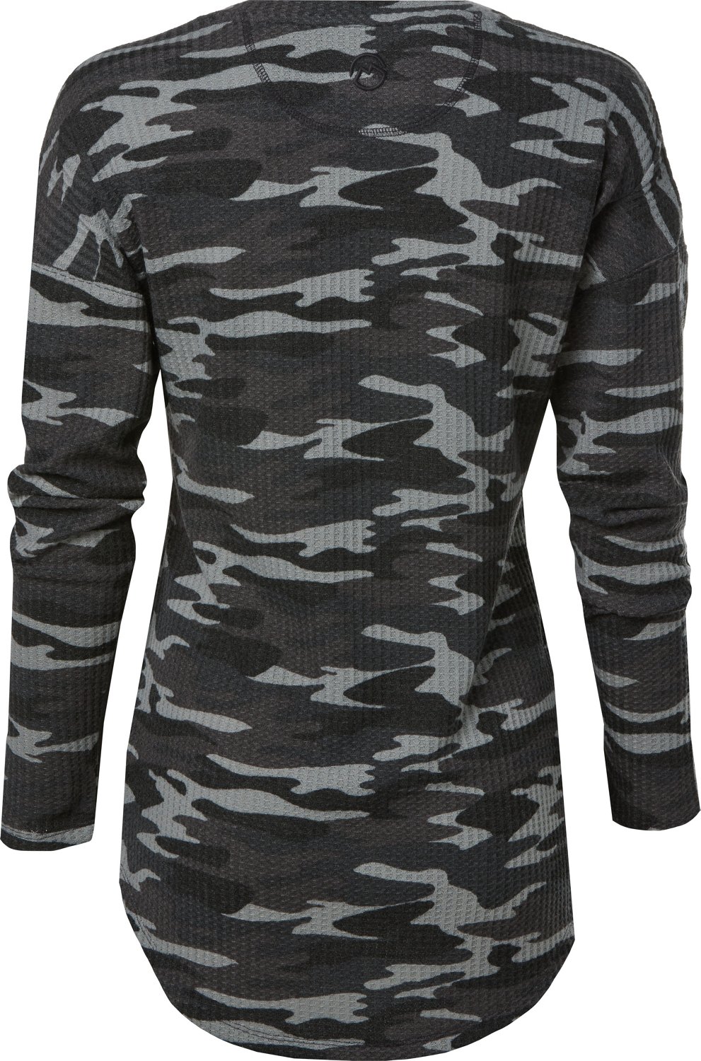 Magellan Outdoors Women's Happy Camper Waffle Camo Long Sleeve Shirt - view number 2