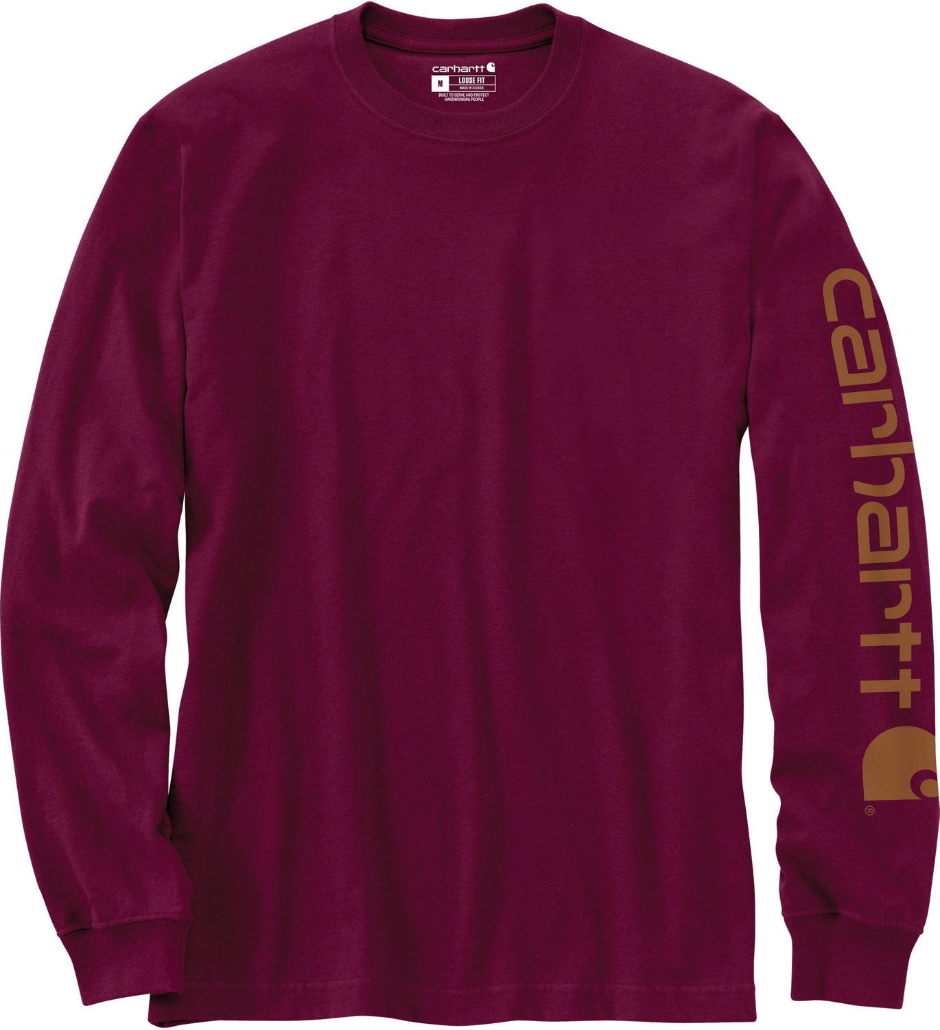 Carhartt Men's Long Sleeve Graphic Logo T-shirt                                                                                  - view number 2