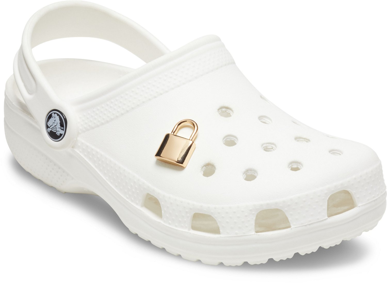 Crocs Jibbitz Gold Lock Charm | Academy