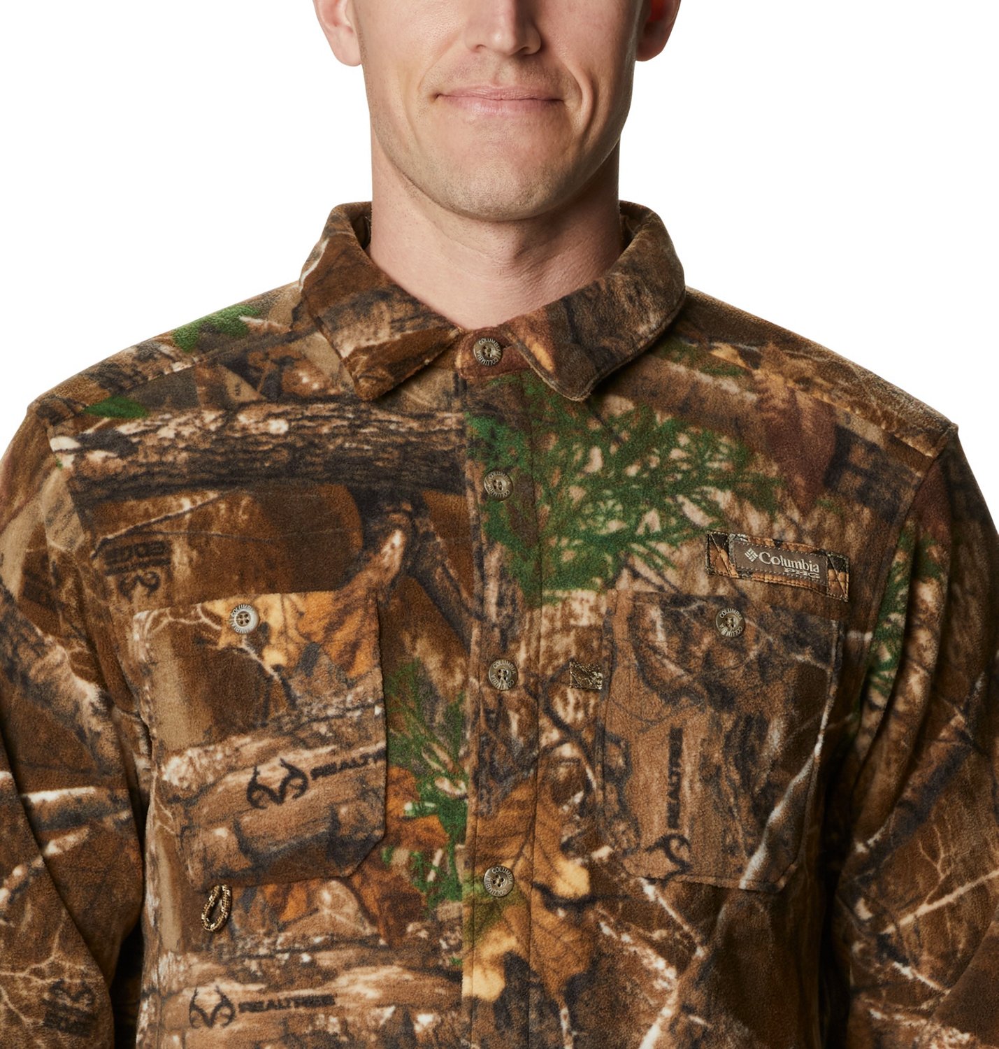 Columbia Sportswear Men's Bucktail Fleece Button-Down Shirt | Academy