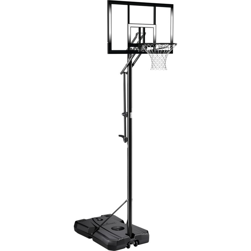 Spalding 44 in Portable Basketball Hoop Black - Basketball Systems at Academy Sports