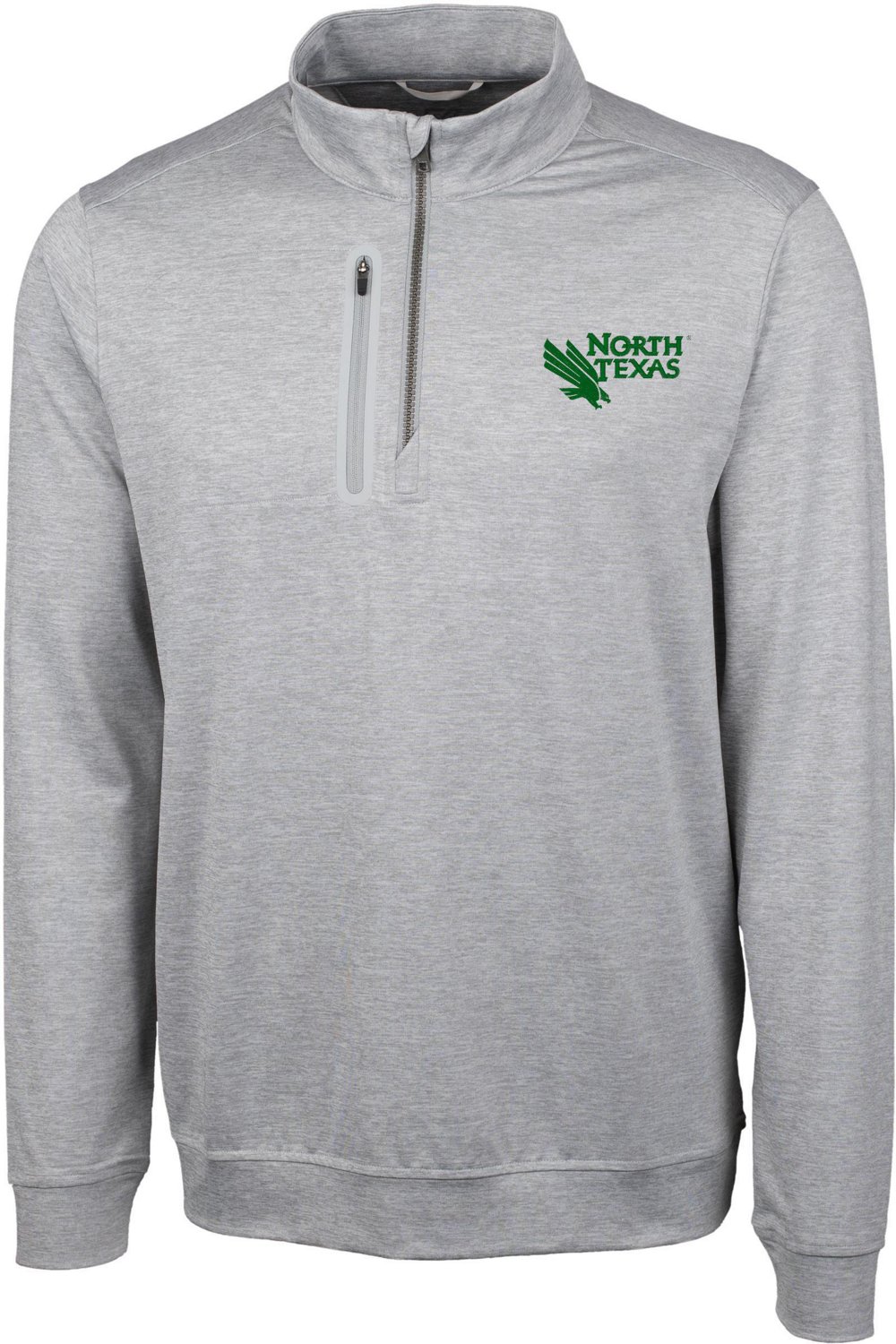 Cutter & Buck Men's University of North Texas Stealth Half Zip  -TALL-
