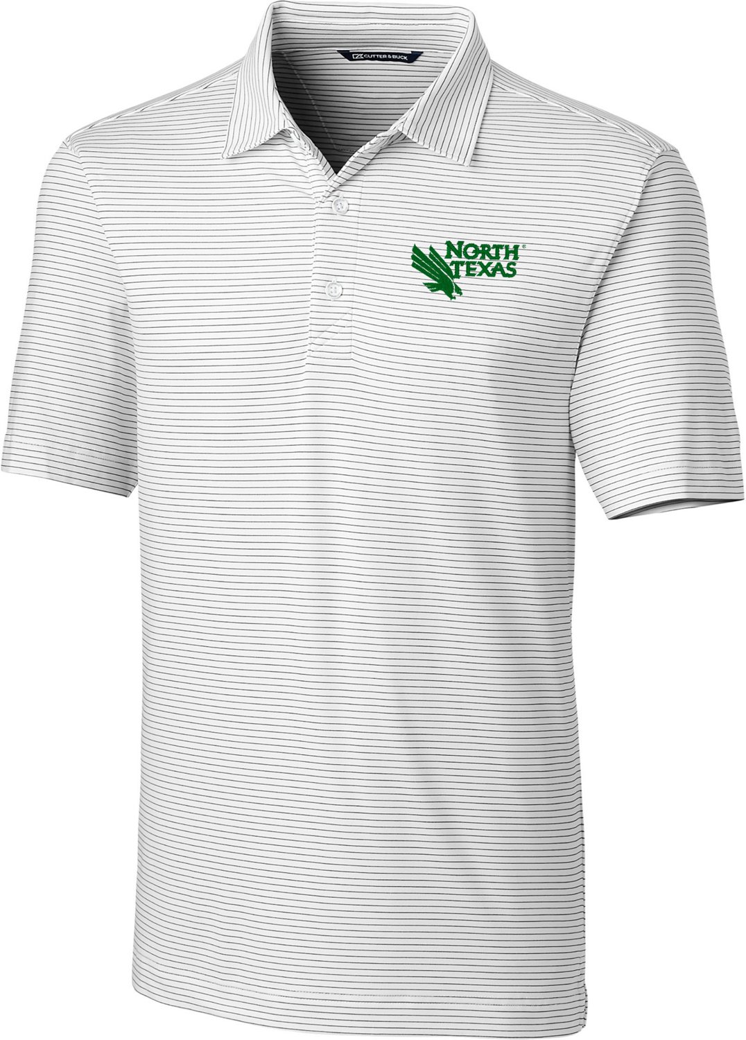Cutter & Buck Men's University of North Texas Forge Tonal Stripe Polo