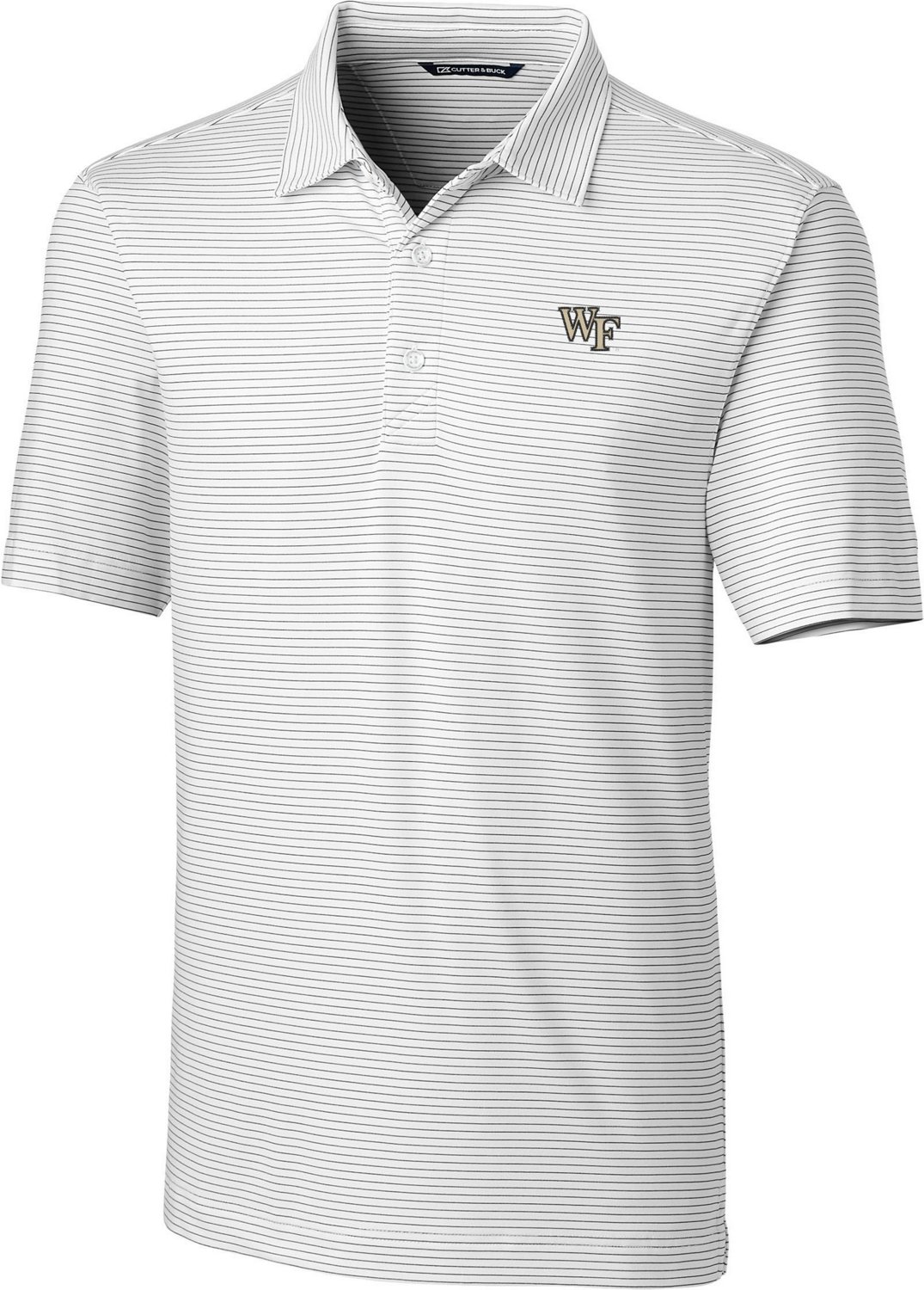 Cutter & Buck Men's Wake Forest University Forge Tonal Stripe Polo