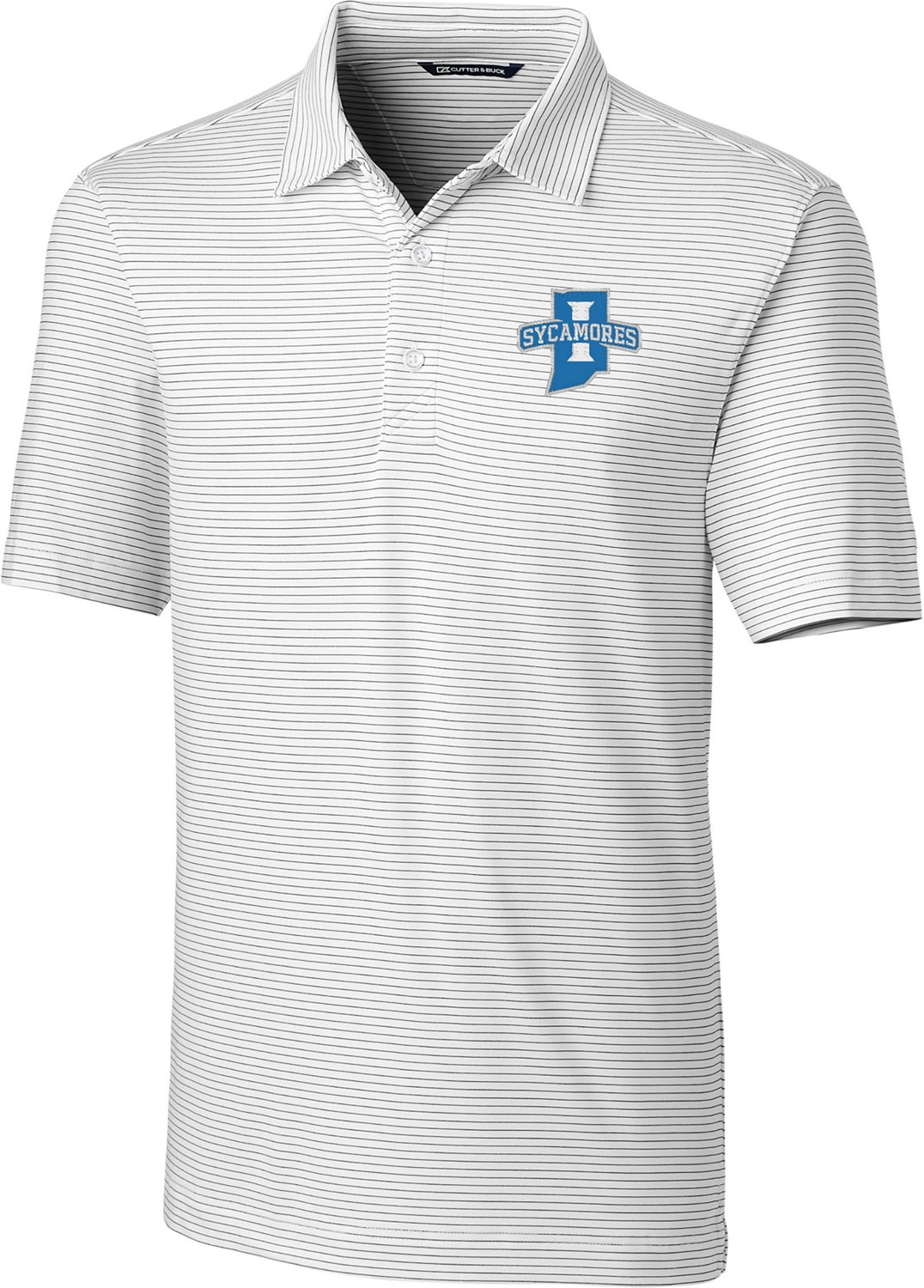 Cutter & Buck Men's Indiana State University Forge Tonal Stripe Polo