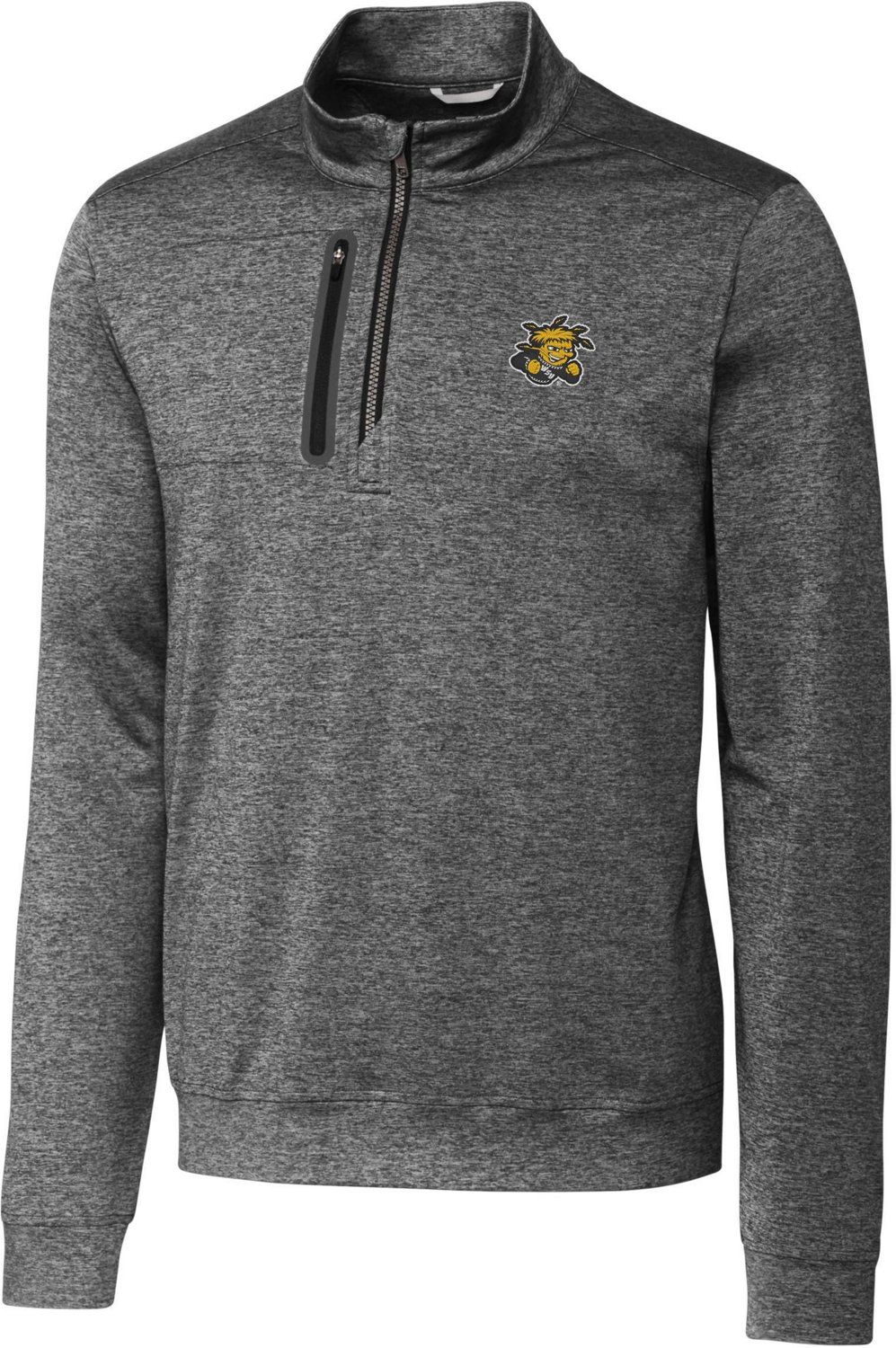 Cutter & Buck Men's Wichita State University Stealth Half Zip  -TALL-