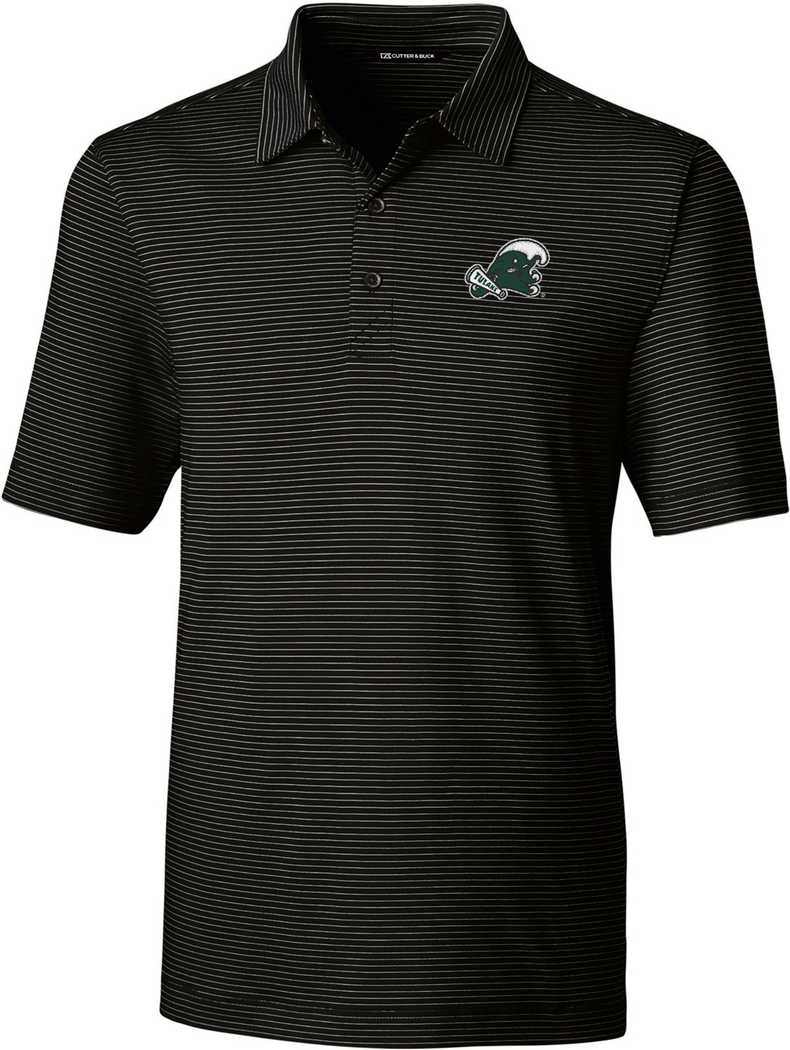 Cutter & Buck Men's Tulane University Forge Tonal Stripe Polo
