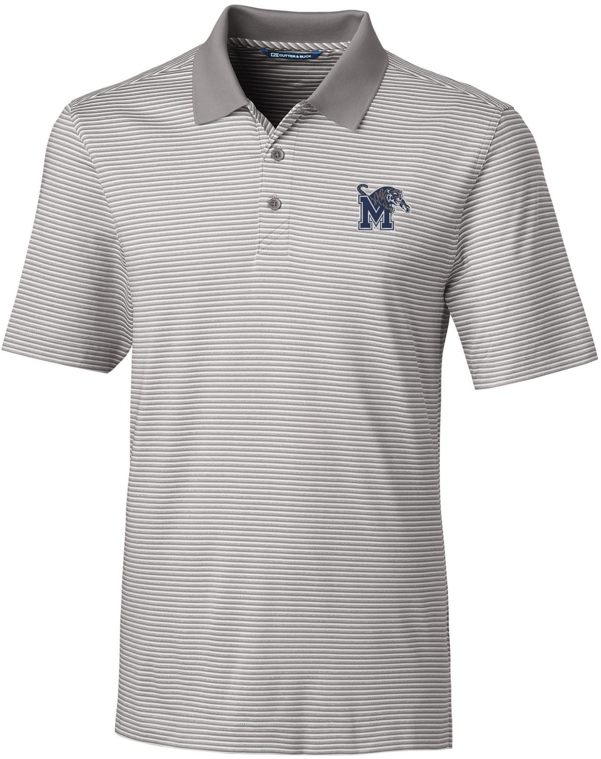 Cutter & Buck Men's University of Memphis Forge Tonal Stripe Polo