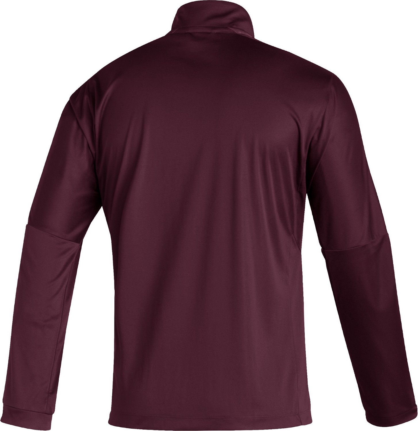 adidas Men's Mississippi State University Sideline Prime 21 1/4 Zip Long Sleeve Knit Pullover - view number 2