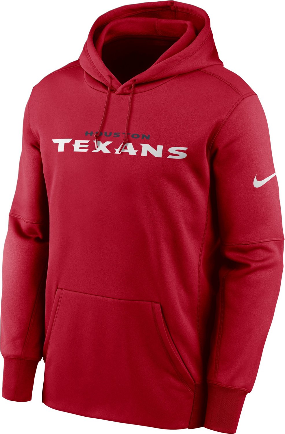 Nike Men's Houston Texans Wordmark Therma Hoodie | Academy