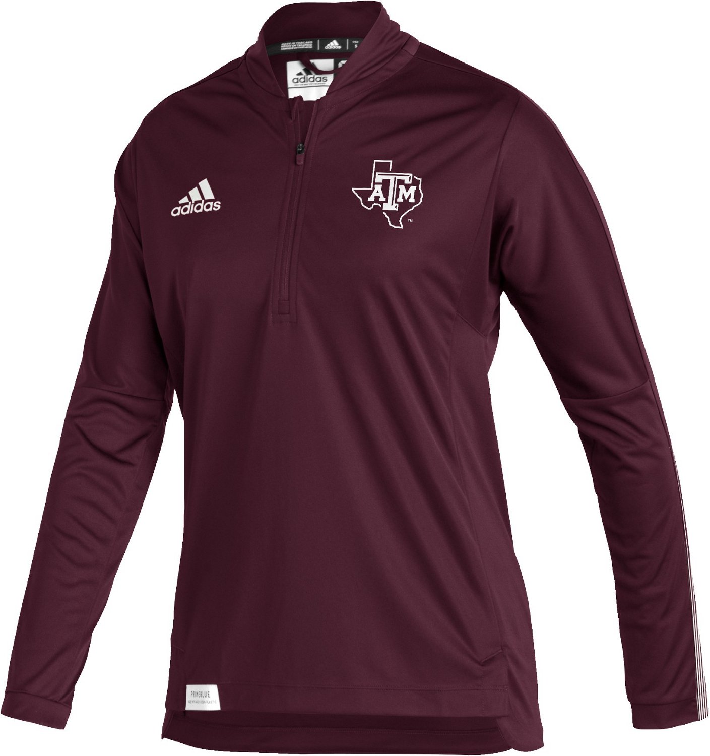 Texas A&M Aggies Adidas Coaches Maroon Baseball Jacket