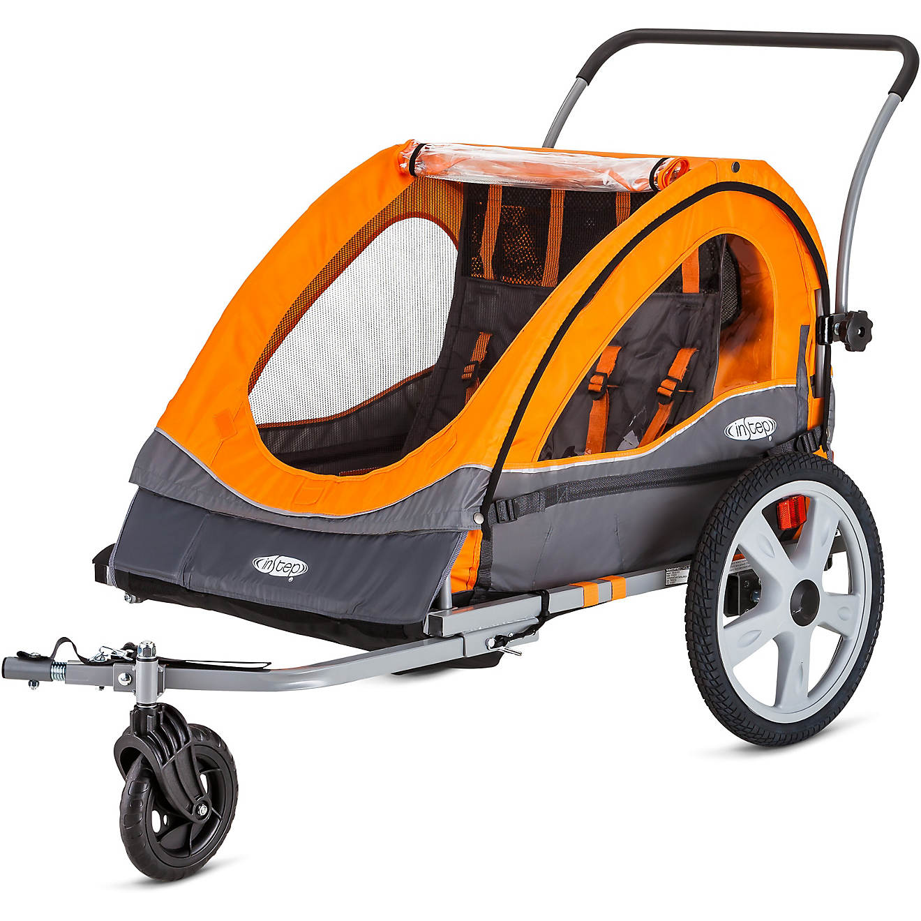 InSTEP Quick 'N EZ Bike Trailer with Stroller Attachment                                                                         - view number 1