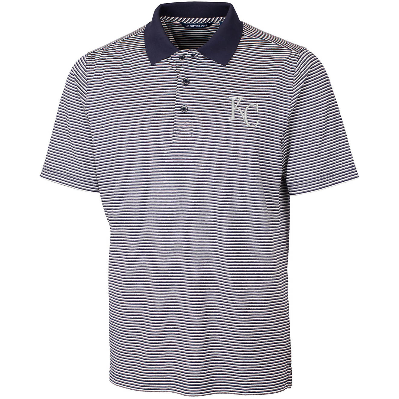 Cutter & Buck Kansas City Royals Big Forge Tonal Polo Shirt                                                                      - view number 1