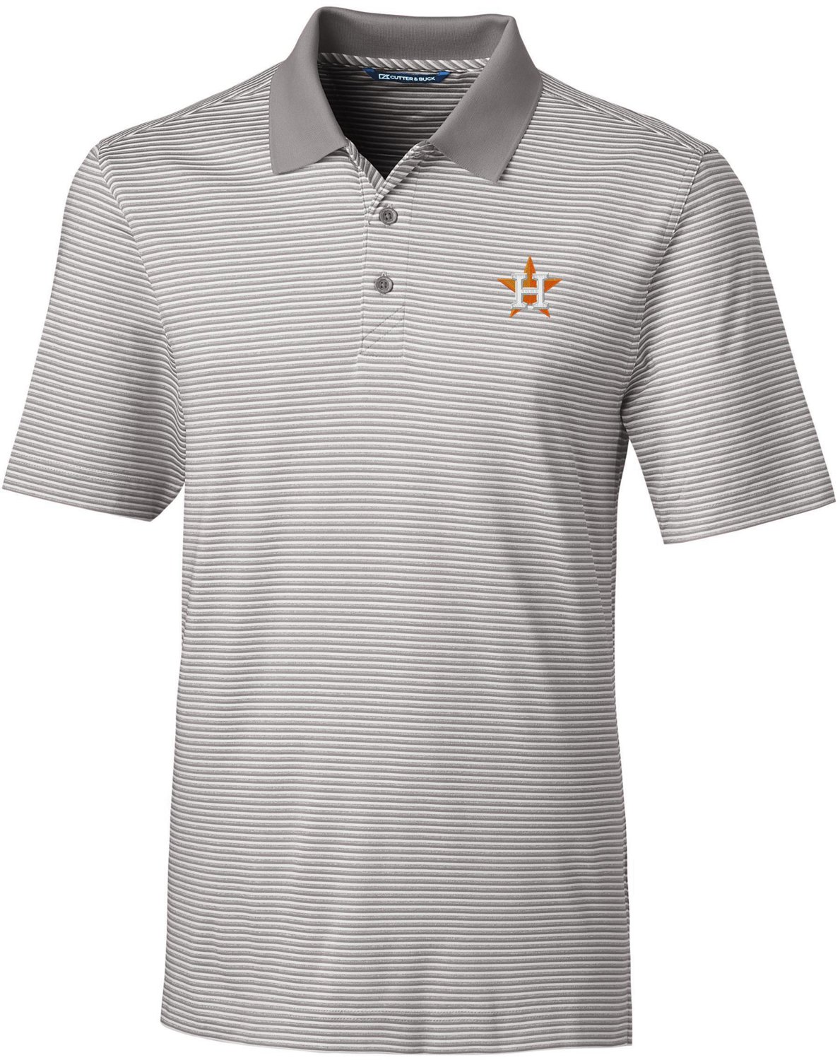 Houston Astros Cutter & Buck Forge Stretch Mens Polo