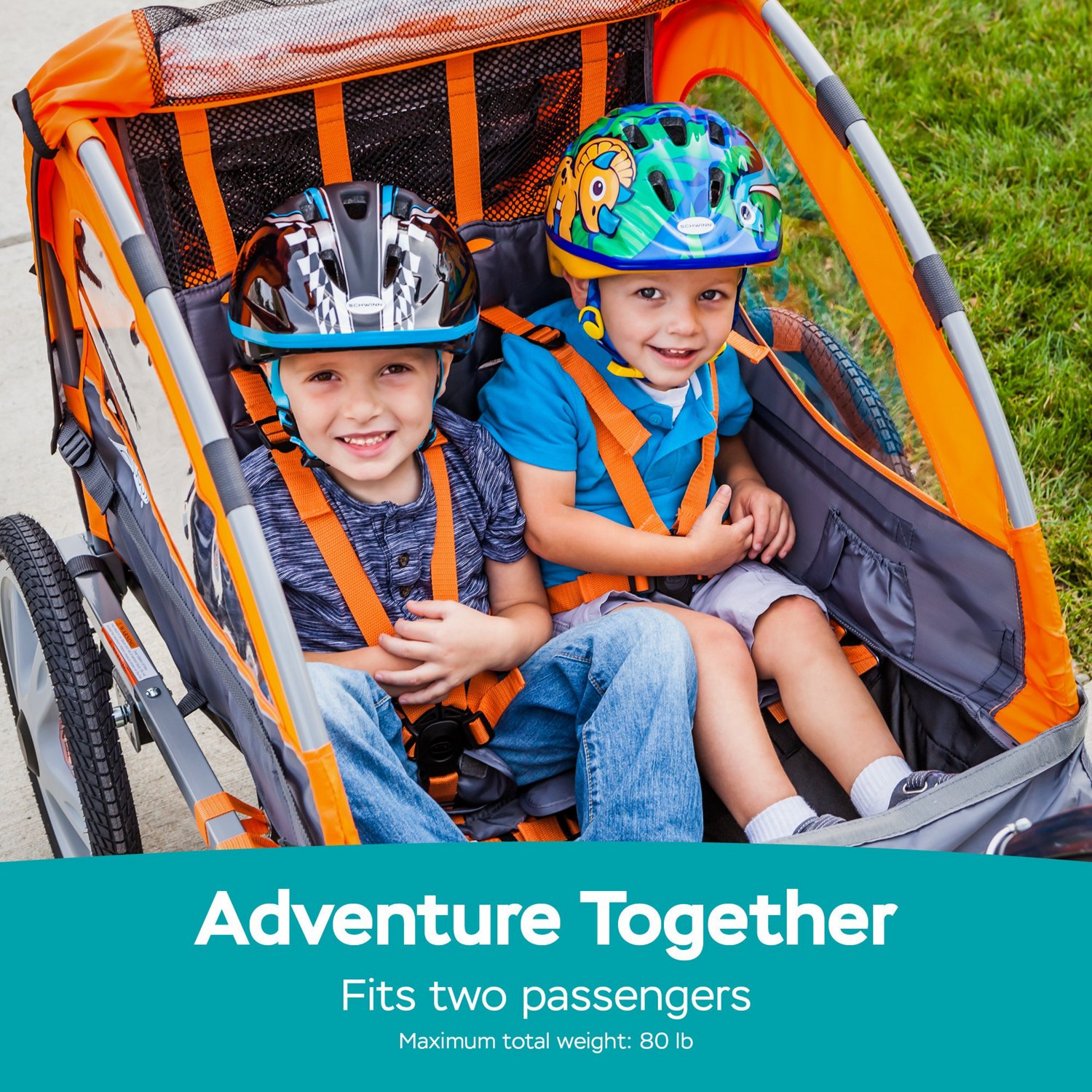 InSTEP Quick 'N EZ Bike Trailer with Stroller Attachment                                                                         - view number 5