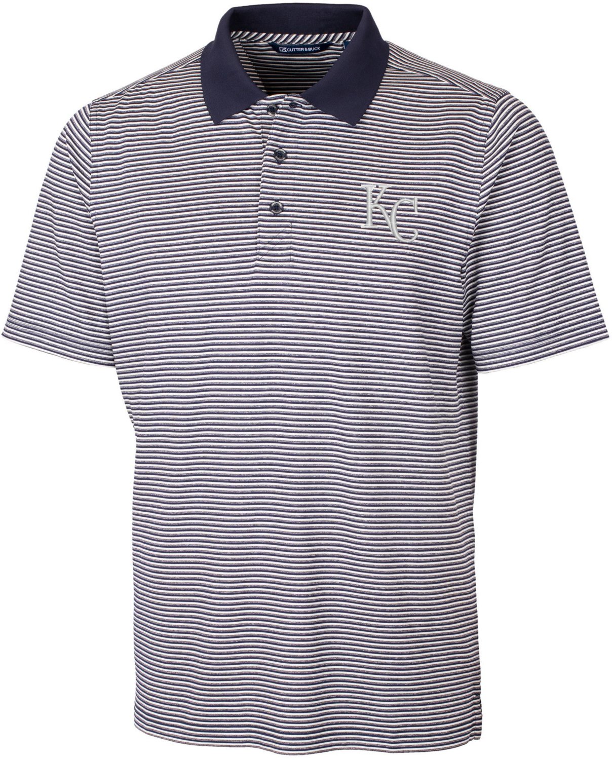 Men's Cutter & Buck White Kansas City Royals Big & Tall DryTec