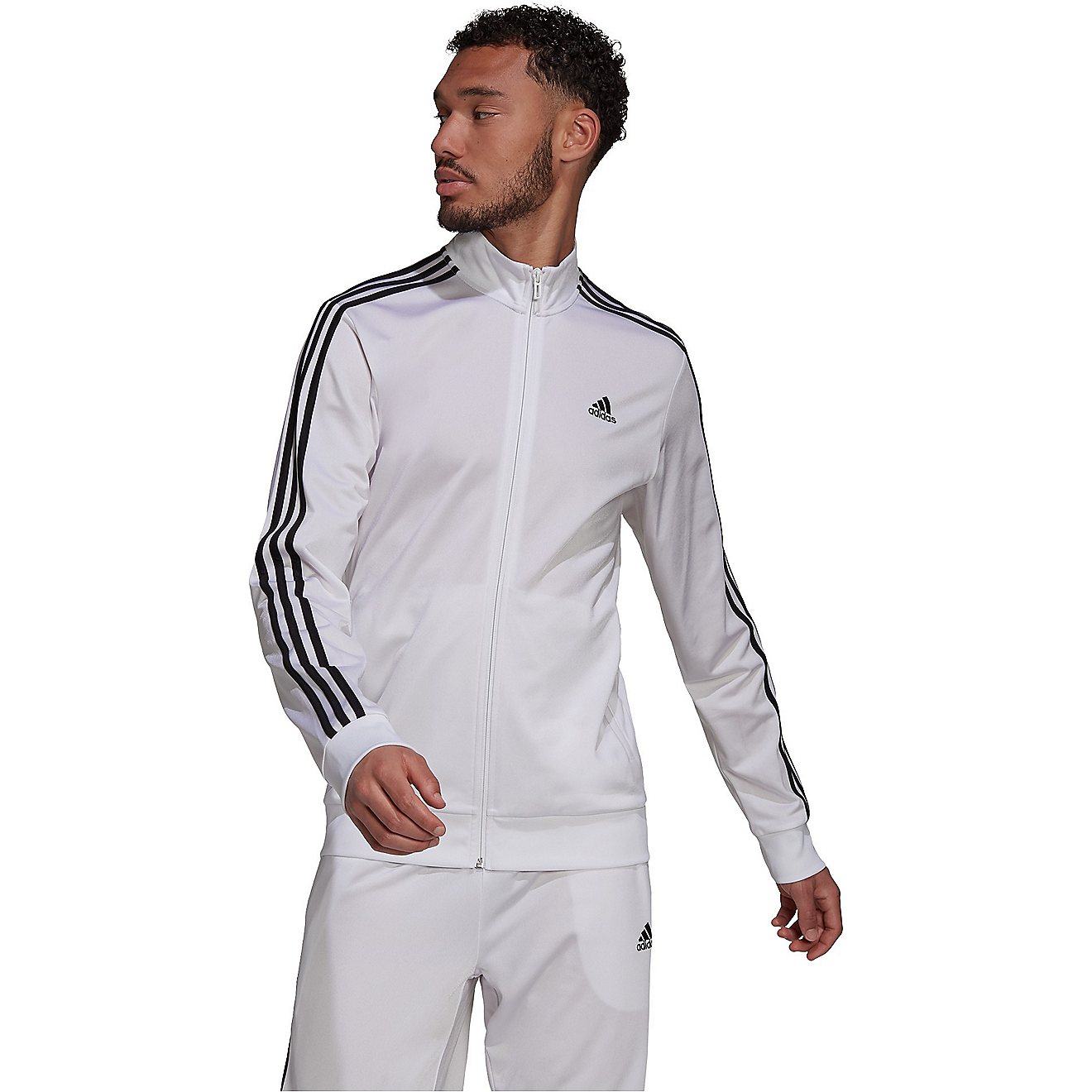 adidas Men’s 3-Stripe Tricot Track Jacket                                                                                      - view number 1