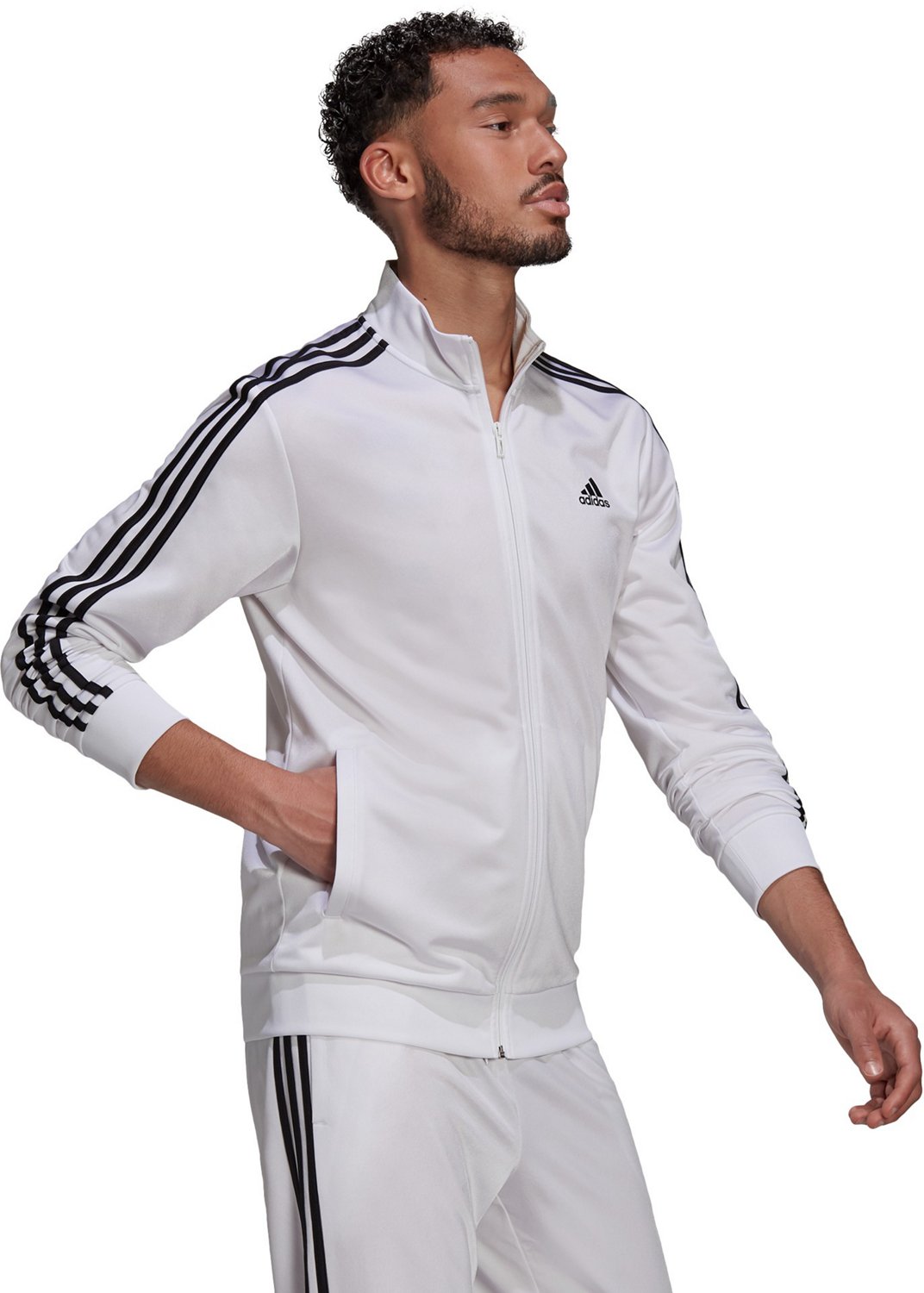 adidas Men's 3-Stripe Tricot Track Jacket