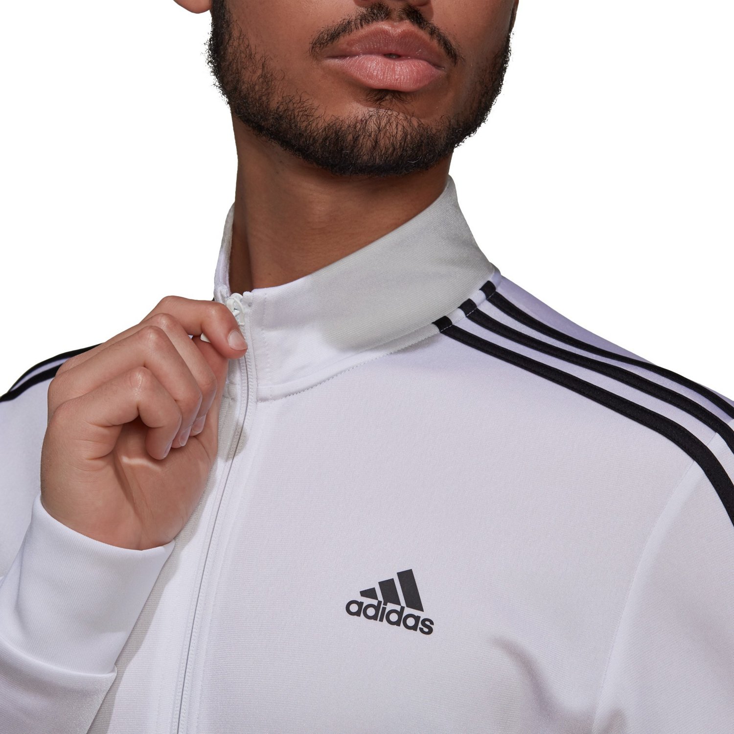 adidas Men’s 3Stripe Tricot Track Jacket Academy