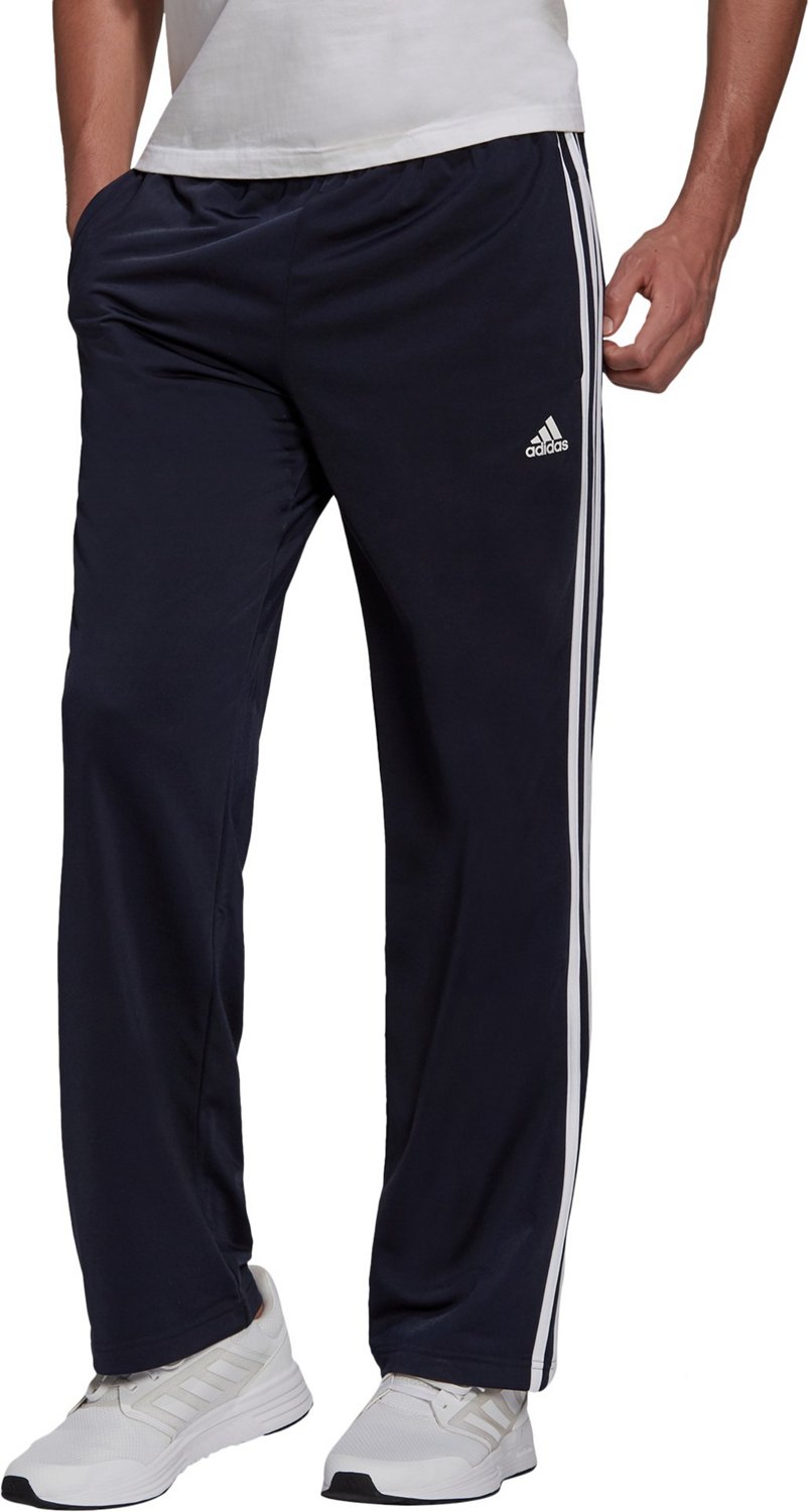 adidas Men s Warm Up 3 Stripes Track Pants Legend Ink White